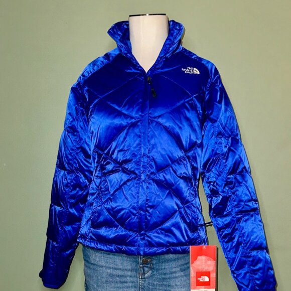 BRAND NEW - The North Face Blue Puffer Coat - Womens Small - Picture 1 of 5